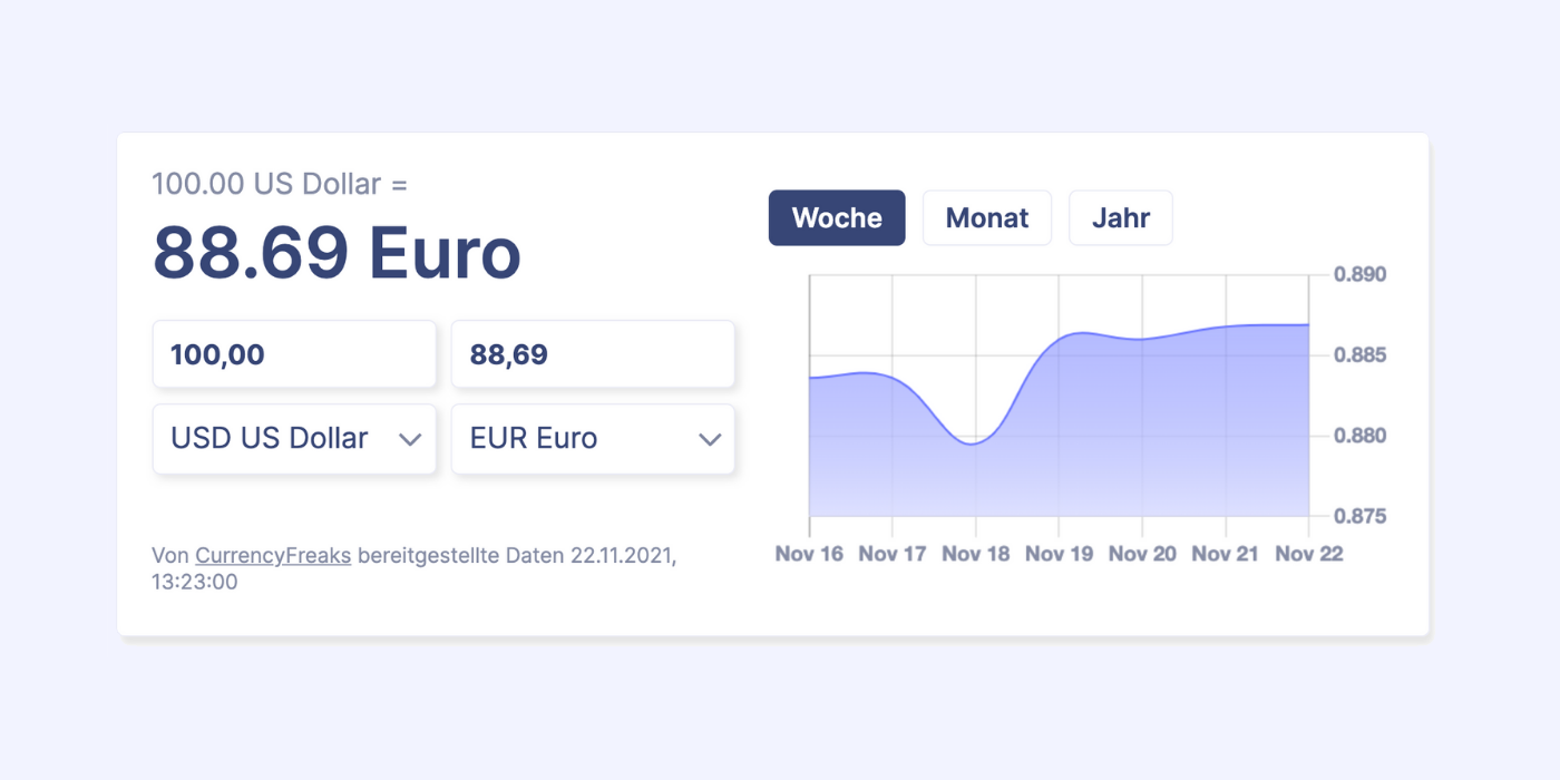 Eine effektive und bequeme M&ouml;glichkeit, jederzeit eine W&auml;hrung bei voller Privatsph&auml;re umzurechnen - so bleibst du sicher im Netz.